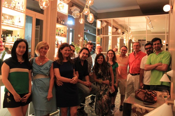 Corresponsales y expertos en China que asistieron a La Tertulia Infinita. Foto: Mª Ángeles Martín.